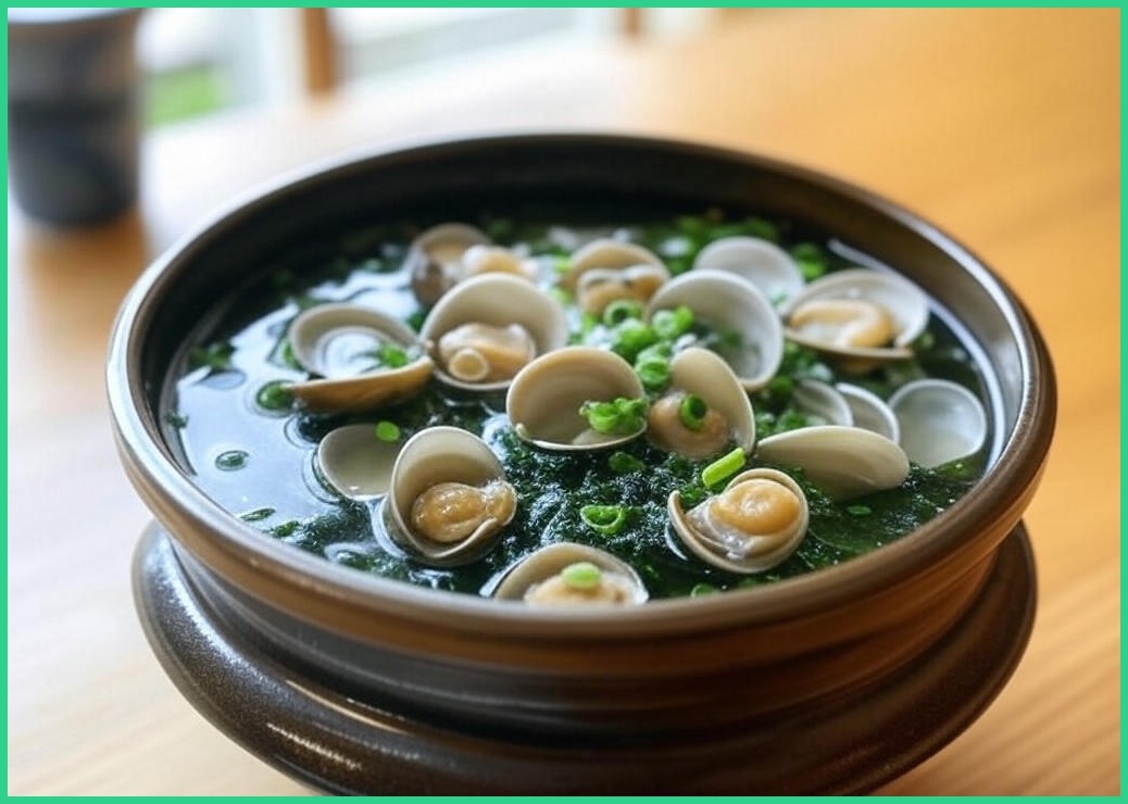가마솥 깔끔담백한 맛 홍합미역국 냉장, 500g, 3개 - 이미지 1