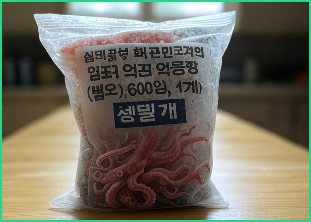 설래담 낙지 연포탕용 (냉동), 600g, 1개