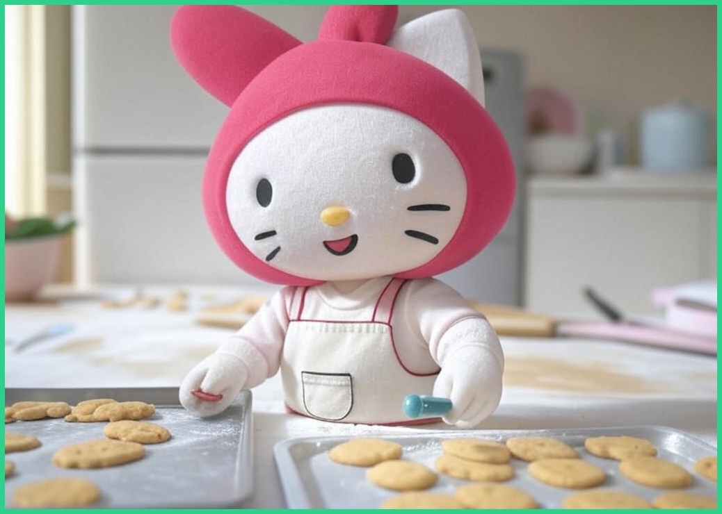 집으로온 산리오 클레이쿠키 만들기 (냉동)